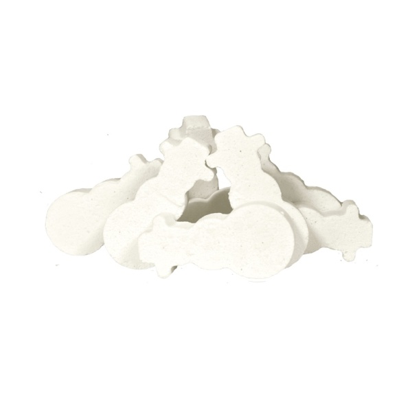 30 x White Snowman Mini Fizzers Bath Bubble & Beyond 11g